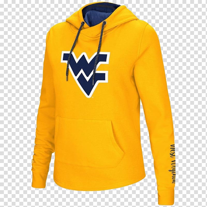 Hoodie West Virginia University T-shirt Utah State Aggies football Sleeve, T-shirt transparent background PNG clipart