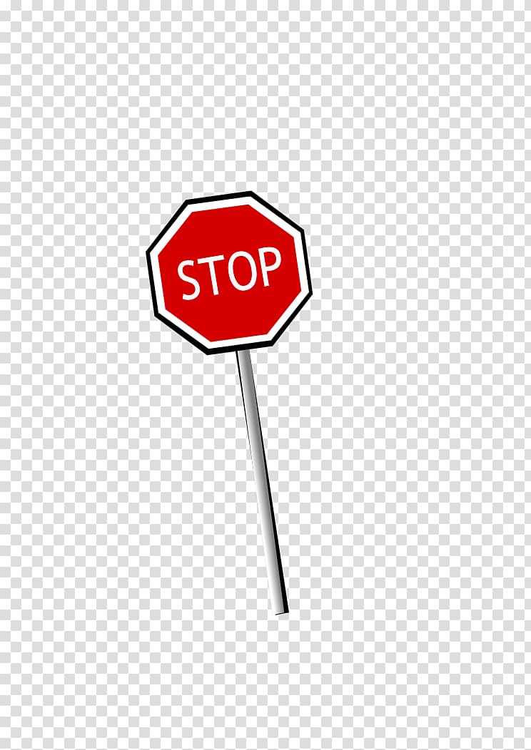 Sign stop transparent background PNG clipart