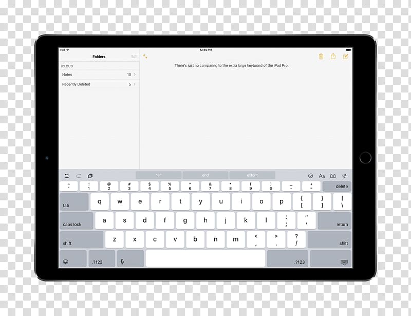 Computer keyboard iPad 3 iPad 2 iPad Pro, ipad transparent background PNG clipart