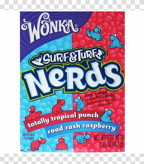 Punch Wonka Bar Framboise Nerds Sour, nerds candy transparent background PNG clipart