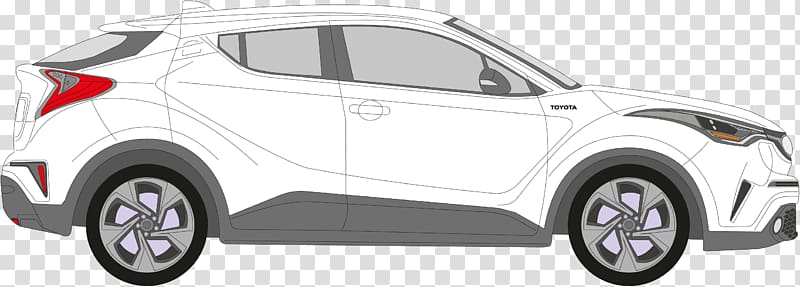 Toyota C-HR Concept Car Toyota Corolla Tow hitch, toyota transparent background PNG clipart