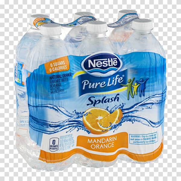Water Orange drink Nestlé Pure Life, water transparent background PNG clipart