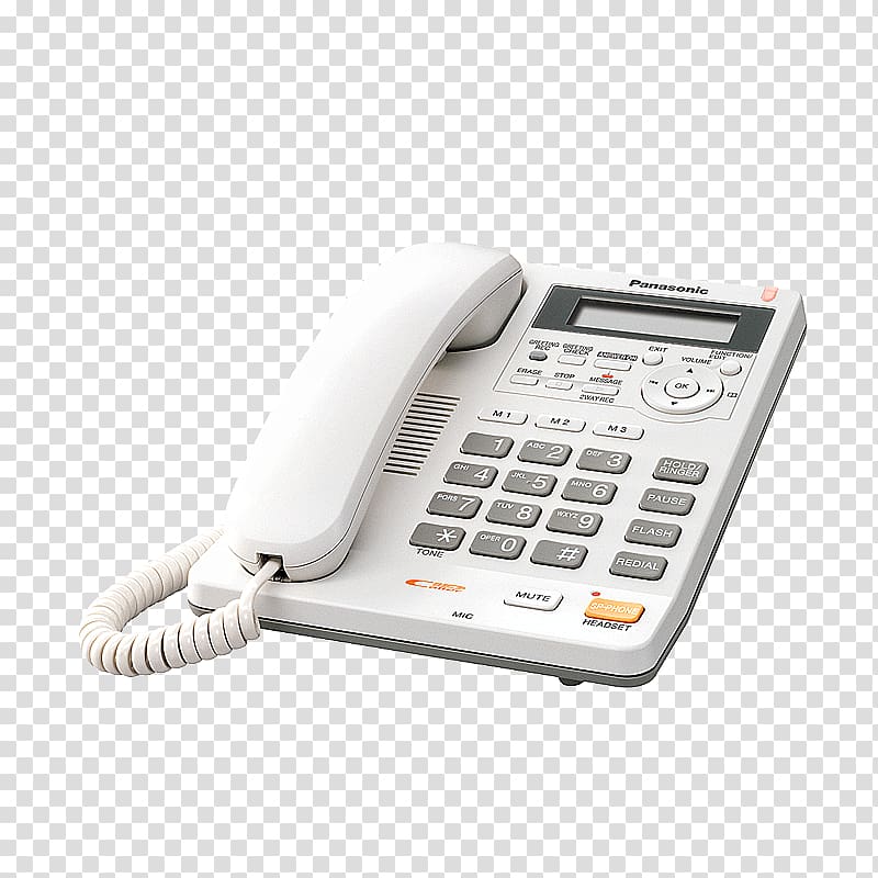 Telephone Panasonic KX-TS620FXW Home & Business Phones Panasonic KX-T Home Phone, others transparent background PNG clipart