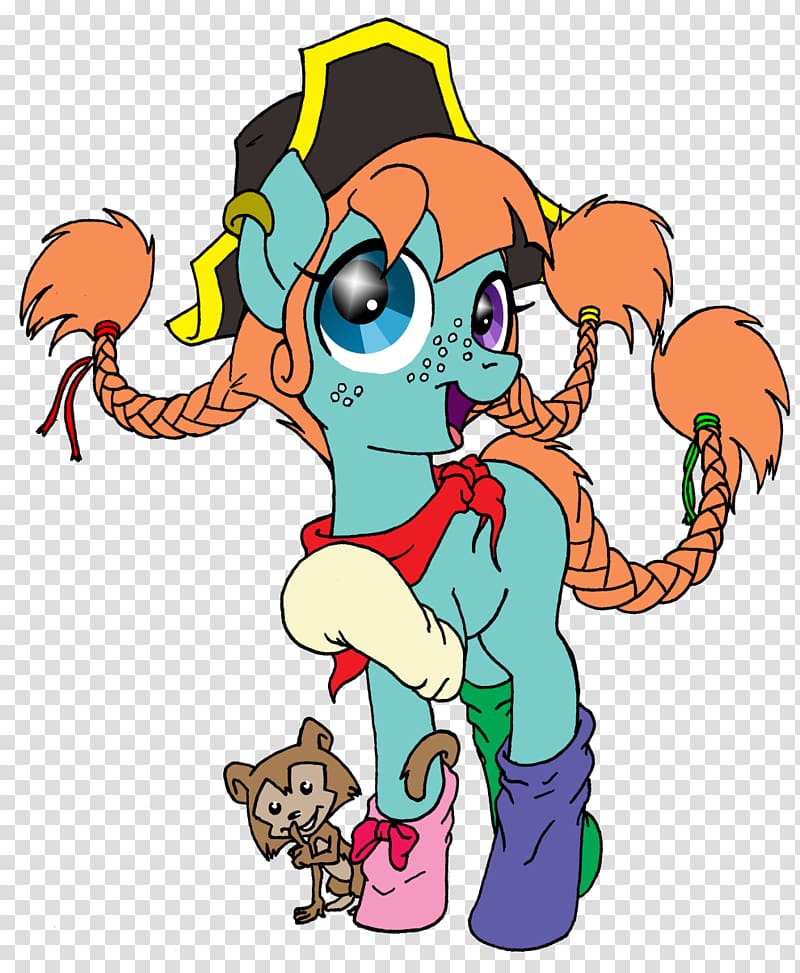 Pony Rainbow Dash Pippi Longing Applejack Fluttershy, monkey transparent background PNG clipart