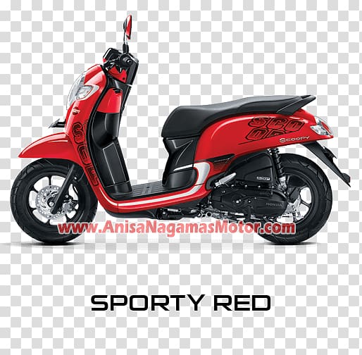 Honda Scoopy PT Astra Honda Motor Motorcycle Red, honda transparent background PNG clipart