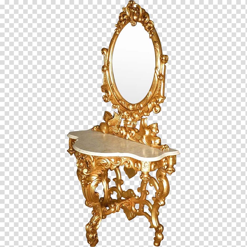Mirror Furniture Dom Zerkal Pier table, vanity transparent background PNG clipart