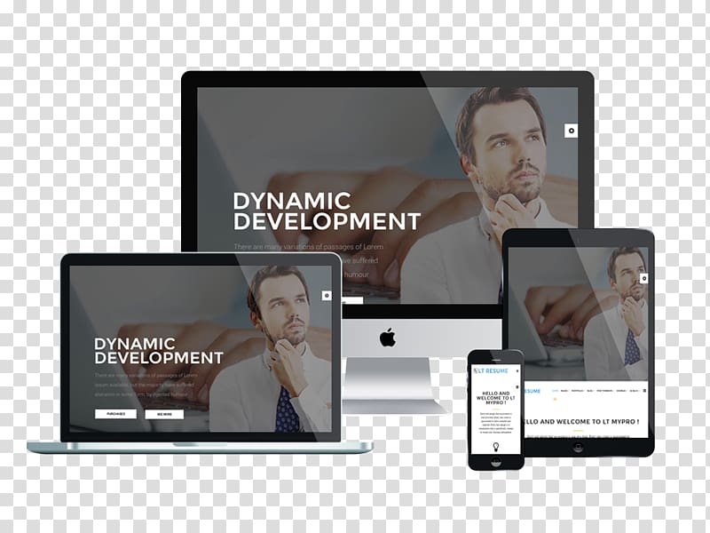 Responsive web design Website development Web template, web design transparent background PNG clipart