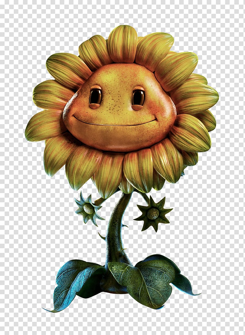 Sunflower Plants Vs Zombies, Plants Vs Zombies Garden Warfare, Plants Vs  Zombies Garden Warfare 2, Plants Vs Zombies 2 Its About Time, Video Games,  Electronic Arts, Xbox 360, Peashooter transparent background PNG clipart