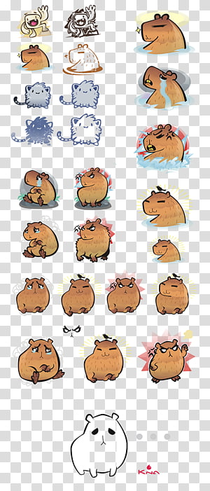 Capybara - Capivara Desenho Kawaii - Free Transparent PNG Clipart Images  Download