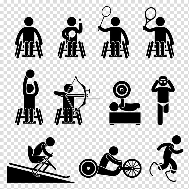 Paralympic Games Disability Paralympic sports, wheelchair transparent background PNG clipart