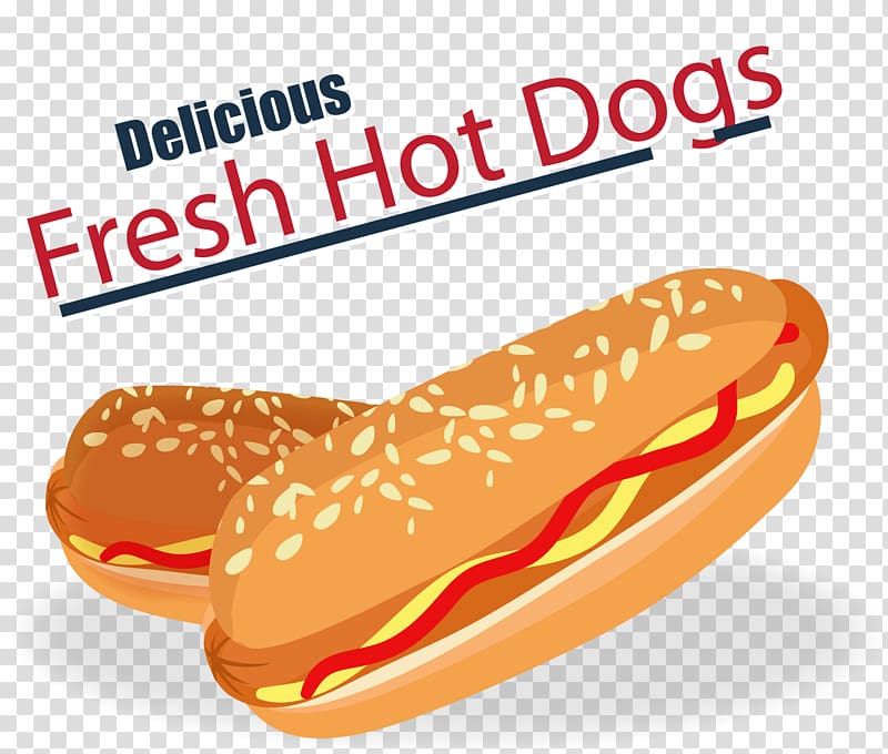 Hot dog Fast food Bread, Fresh hot dog illustration transparent background PNG clipart