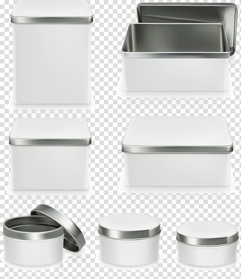 Tin box Tin can Metal, Iron box transparent background PNG clipart