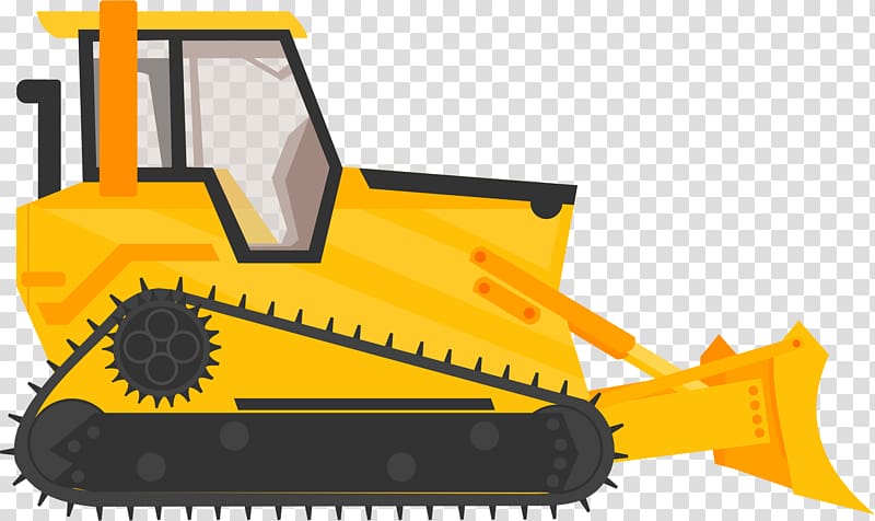 Caterpillar Inc. Bulldozer Heavy Machinery, bulldozer transparent background PNG clipart