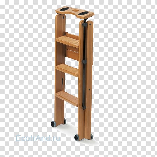 Italy Chanzo Wood Ladder Keukentrap, italy transparent background PNG clipart