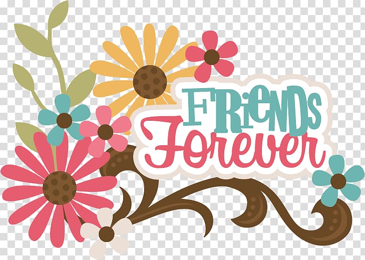 yellow and pink daisy flowers friends forever illuystration, Best friends forever , friendship transparent background PNG clipart