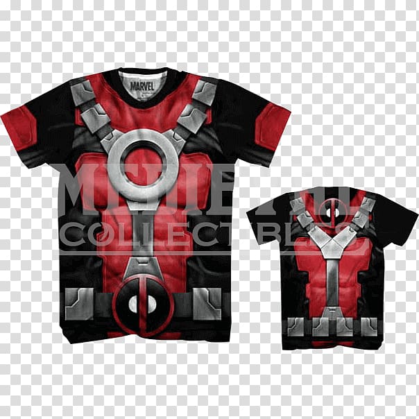 T-shirt Deadpool Spider-Man Hulk Marvel Comics, T-shirt transparent background PNG clipart