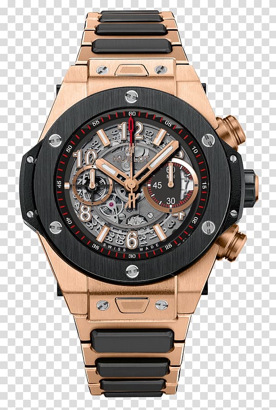 Hublot Classic Fusion Watch Gold Baselworld, watch transparent background PNG clipart