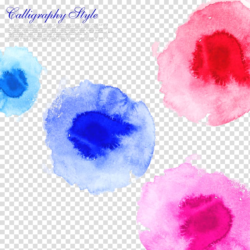 Water-color ink transparent background PNG clipart