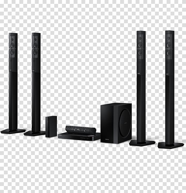 Blu-ray disc Home Theater Systems Audio 7.1 surround sound Samsung, Home Cinema transparent background PNG clipart