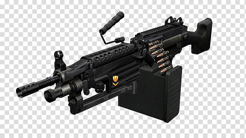 Killing Floor M249 light machine gun Weapon Firearm, machine gun transparent background PNG clipart