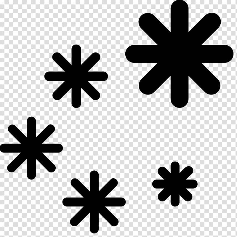 Desktop Computer Icons Asterisk , snowflakes transparent background PNG clipart