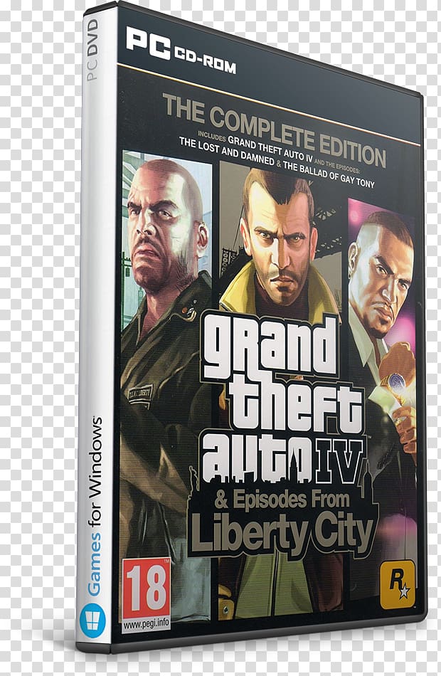 Xbox 360 Grand Theft Auto IV Need for Speed: Hot Pursuit Grand Theft Auto: Episodes from Liberty City PC game, Grand Theft Auto Iv The Complete Edition transparent background PNG clipart