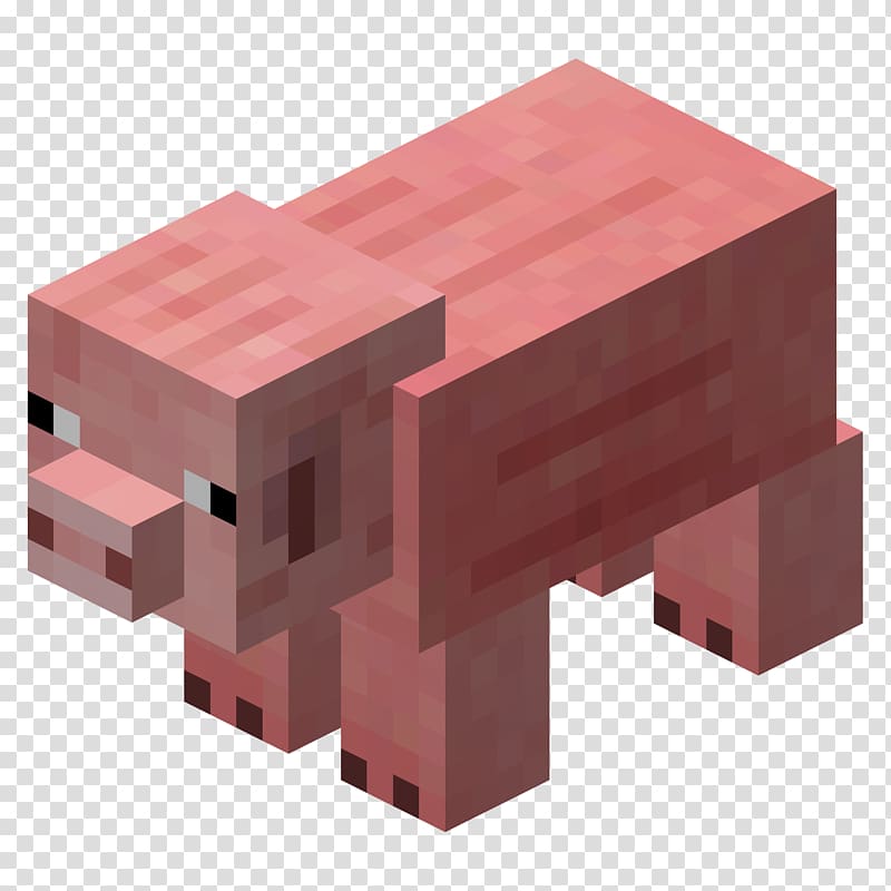 Minecraft: Pocket Edition Minecraft: Story Mode Domestic pig , boar transparent background PNG clipart