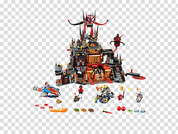 Lego minifigure Toy block Lego Castle, volcano transparent background PNG clipart