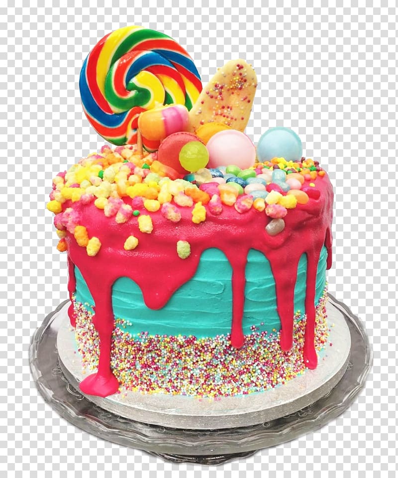 Birthday cake Torte Dripping cake Ice cream cake, cake transparent background PNG clipart