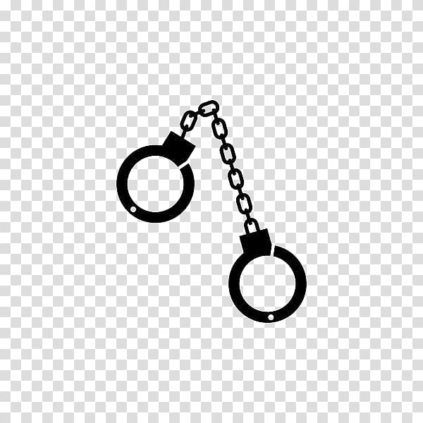 Rimmel Cosmetics Police officer, Black Flat handcuffs transparent background PNG clipart