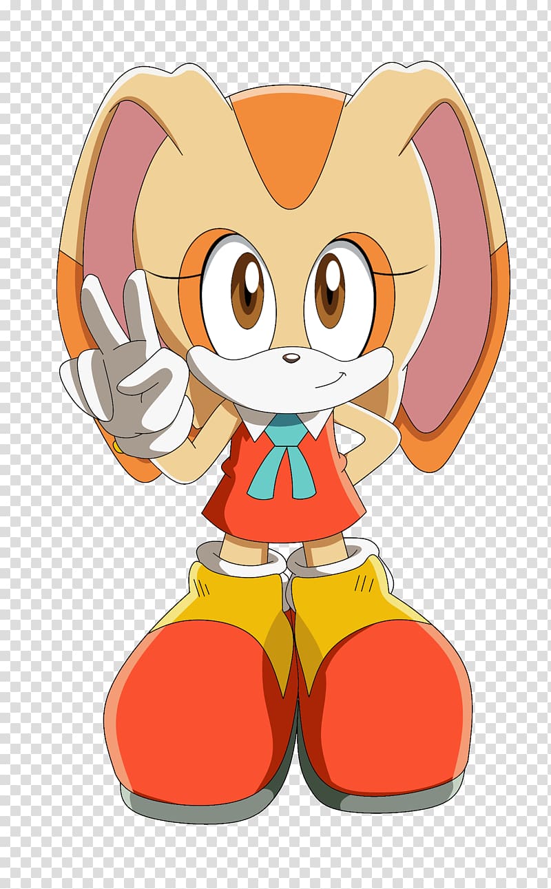 Cream the Rabbit Amy Rose Mother Rabbit Tails Sonic the Hedgehog, sonic the hedgehog transparent background PNG clipart
