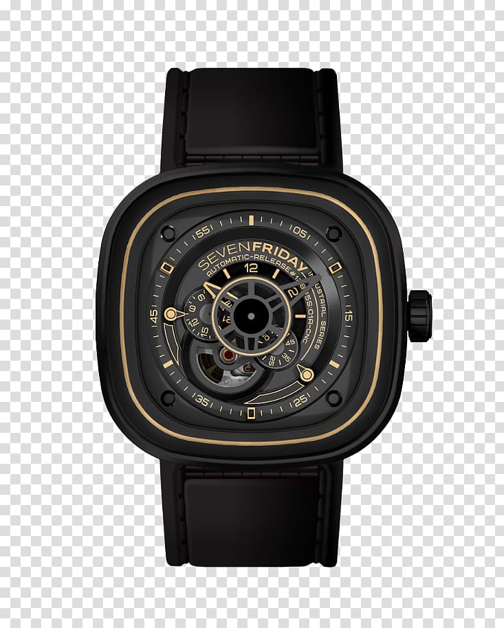 Watch SevenFriday Industrial Revolution Industry Jewellery, watch transparent background PNG clipart