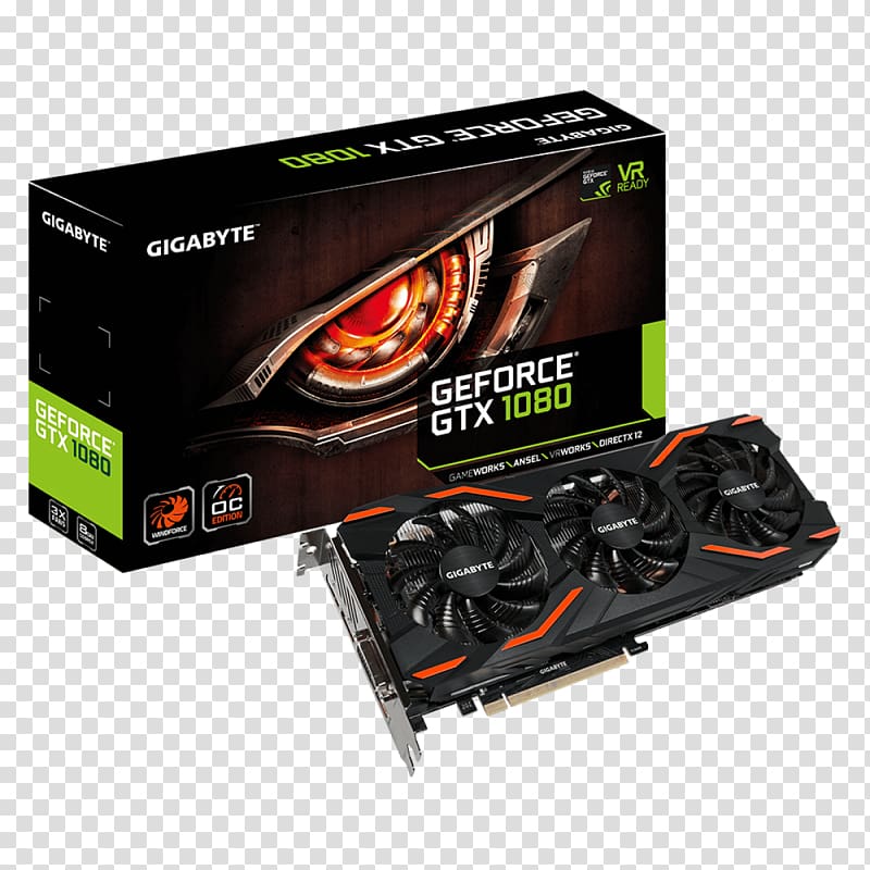 Graphics Cards & Video Adapters NVIDIA GeForce GTX 1050 Ti GDDR5 SDRAM 英伟达精视GTX Gigabyte Technology, others transparent background PNG clipart