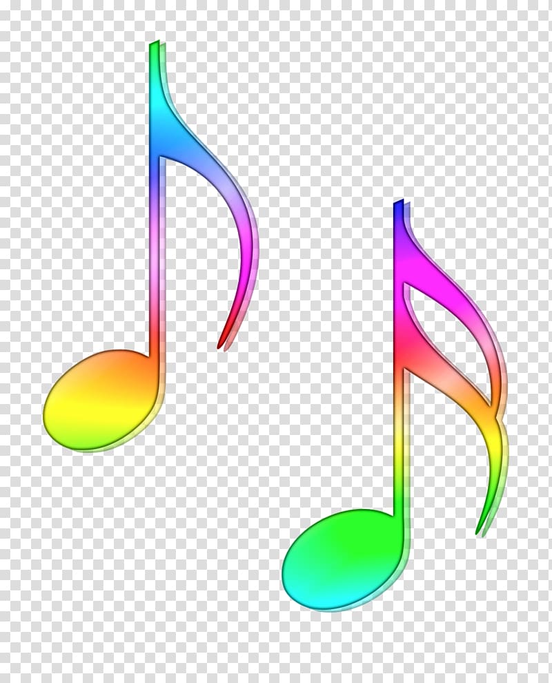 Musical note Color , musical note transparent background PNG clipart