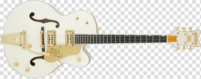 Gretsch White Falcon Gretsch 6128 Gretsch G6136T Electromatic Guitar, guitar transparent background PNG clipart