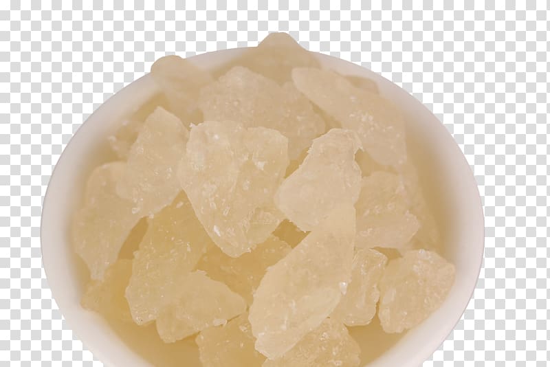 Chewing gum Gum arabic, A bowl of rock sugar transparent background PNG clipart