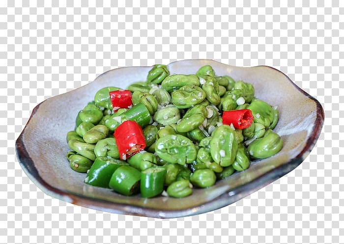 Edamame Vegetarian cuisine Broad bean, Dual pepper beans transparent background PNG clipart