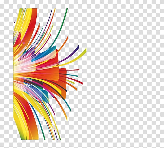 Rainbow Lines transparent background PNG cliparts free download