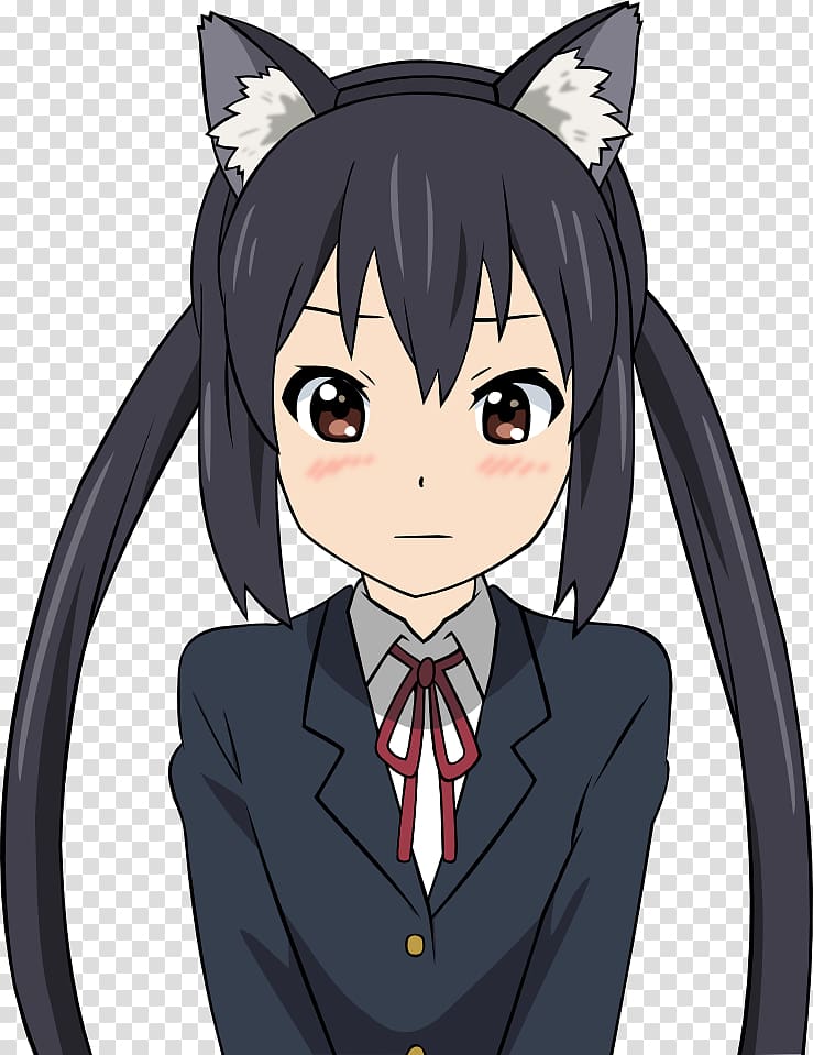 Azusa Nakano Yui Hirasawa K-On! Ritsu Tainaka Tsumugi Kotobuki, Anime transparent background PNG clipart