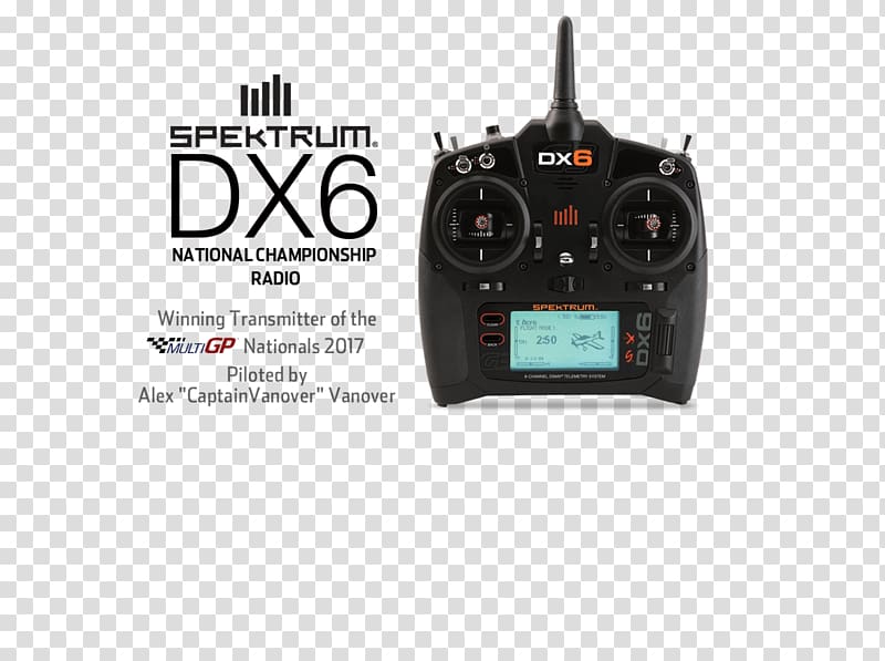 Spektrum RC Transmitter Radio receiver Communication channel Radio-controlled car, General Flyer transparent background PNG clipart