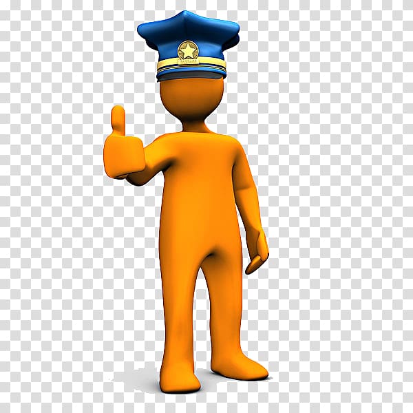 Drawing Police Illustration, Orange police hat transparent background PNG clipart