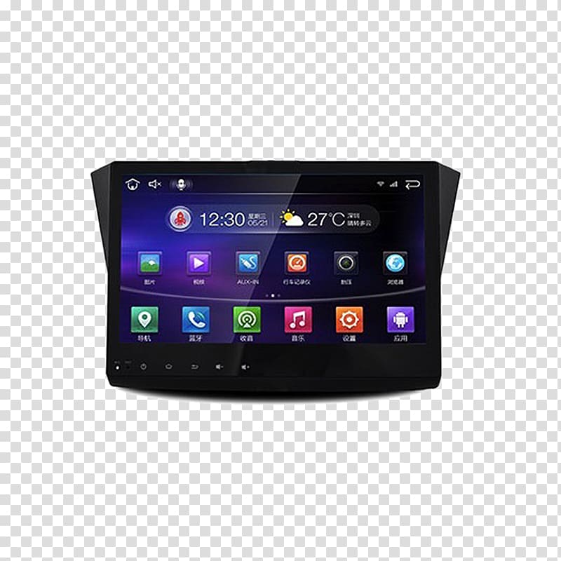 DVD player, Guangzhou Automobile Andrews intelligent machine car DVD navigation transparent background PNG clipart