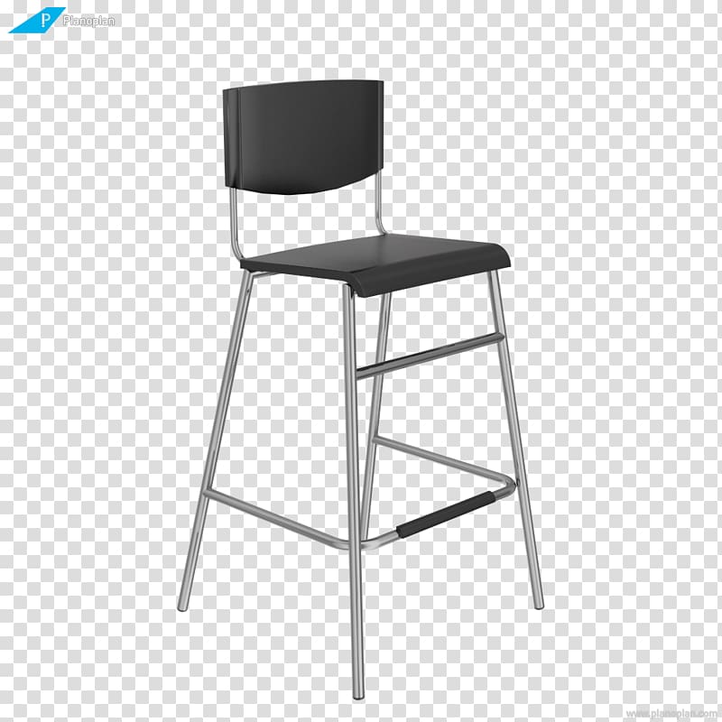 Bar stool Chair Armrest Plastic, IKEA Catalogue transparent background PNG clipart