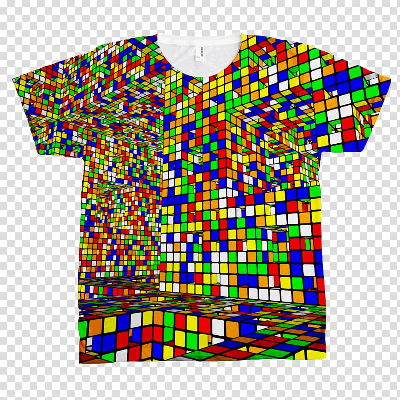 Rubik\'s Cube Puzzle cube Menger sponge Fractal, cube transparent background PNG clipart