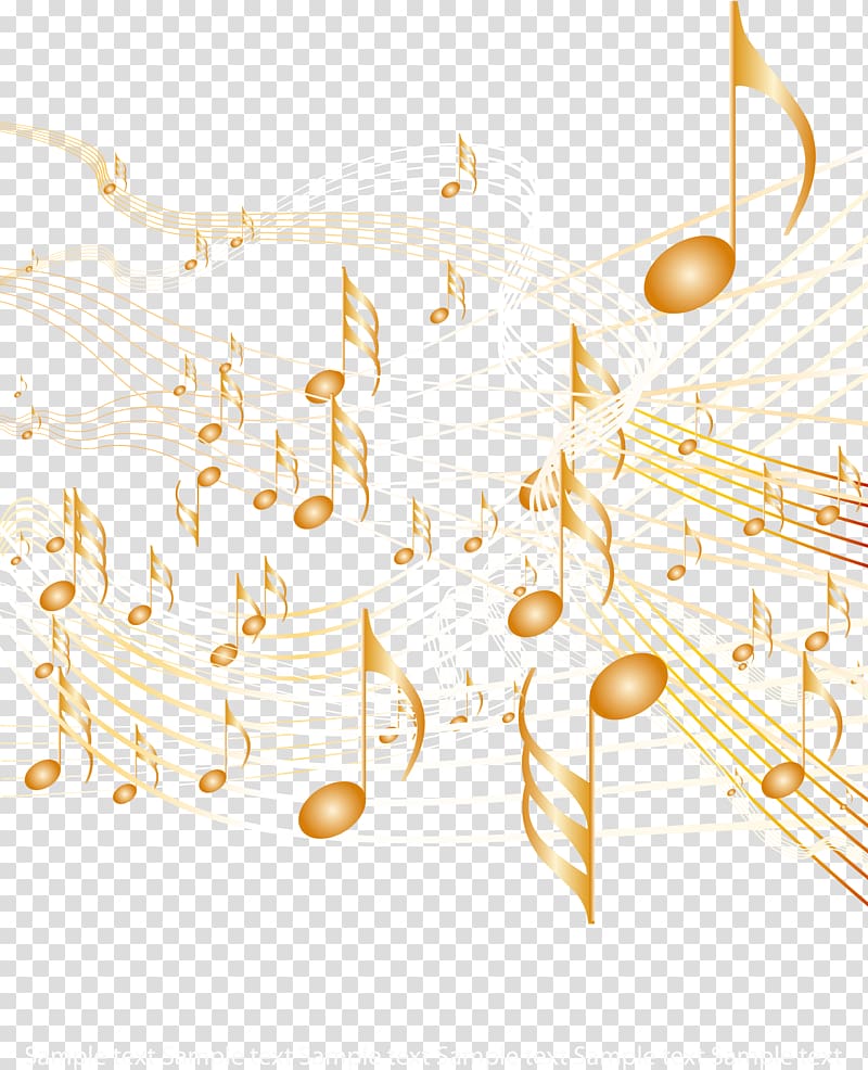 music note illustration, Musical note, Happy music notes material transparent background PNG clipart