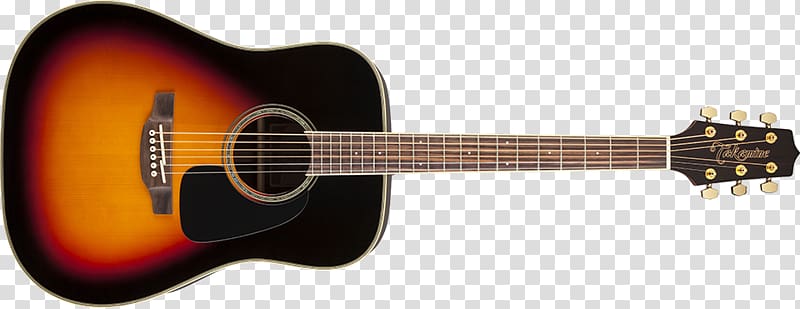 Takamine guitars Steel-string acoustic guitar Acoustic-electric guitar Dreadnought, cool acoustic guitars transparent background PNG clipart