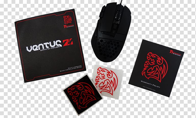 Computer mouse Ventus Z Gaming Mouse MO-VEZ-WDLOBK-01 Thermaltake TteSPORTS Mouse Ventus Z Adapter/Cable, Computer Mouse transparent background PNG clipart