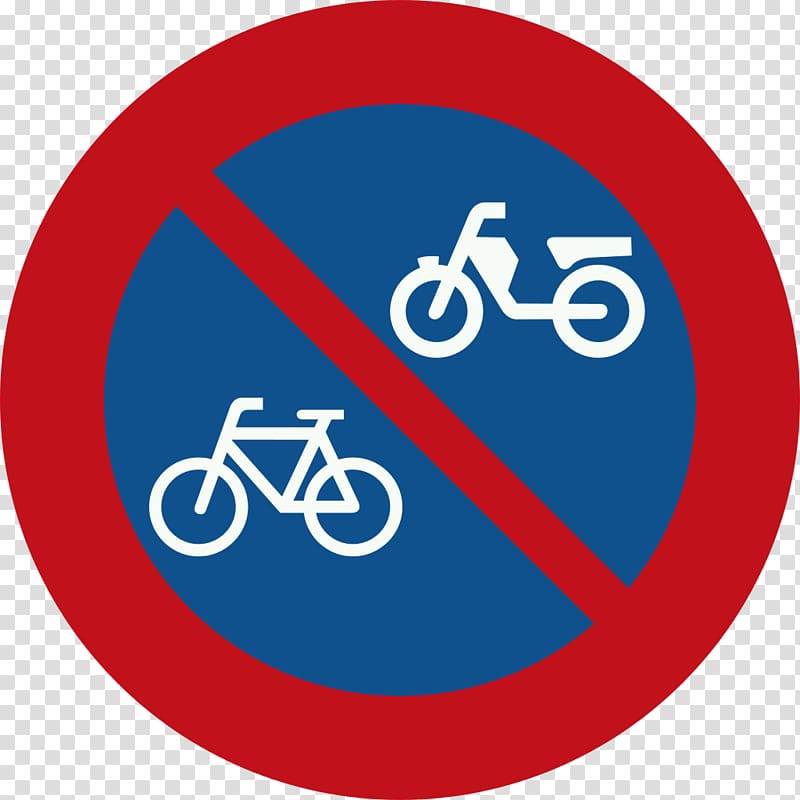 Traffic sign Bicycle Moped Car , Bicycle transparent background PNG clipart