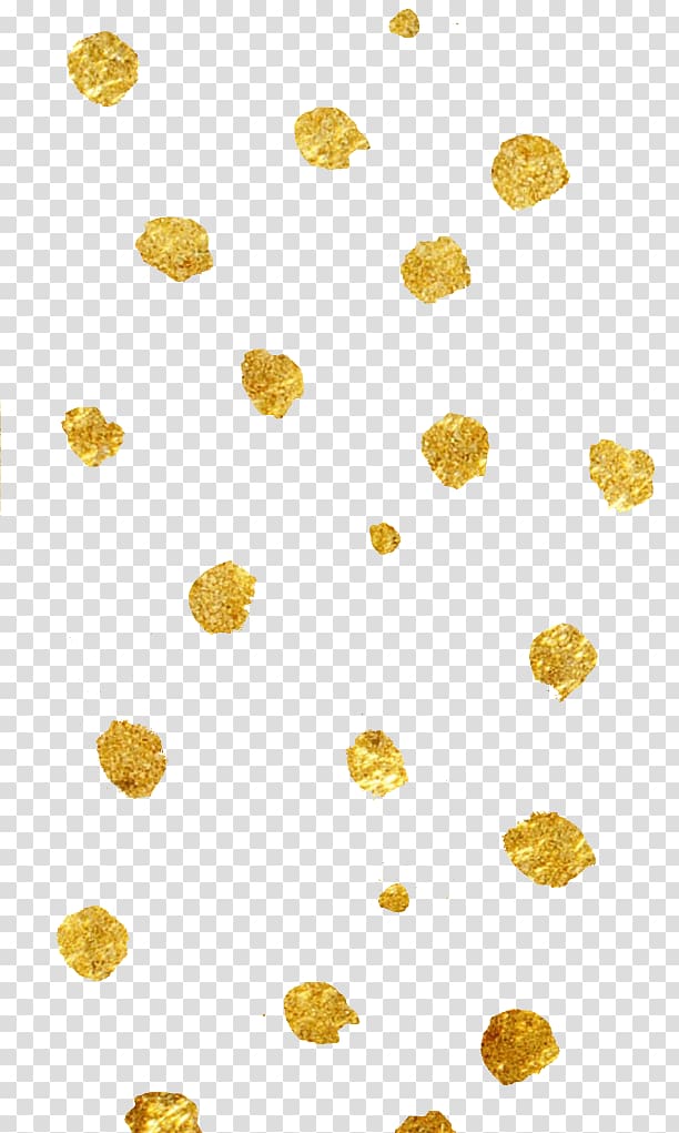 gold-colored dot , Polka dot Gold Pattern, GOLD DOTS transparent background PNG clipart