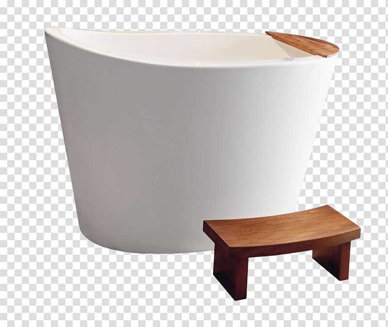 Hot tub Furo Bathtub Bathing Bathroom, practical wooden tub transparent background PNG clipart